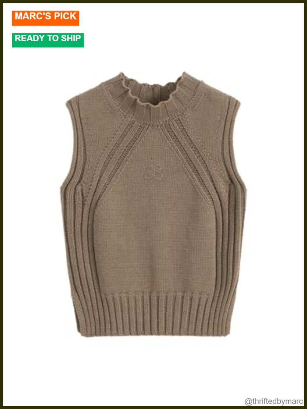 Aelfric Eden Womens Sweater Vest Sleeveless Knit Tank Top Mock Neck Lightweight